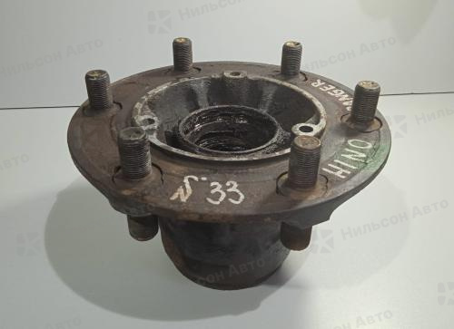 Ступица передняя HINO RANGER, 5 тонник, R16 на 6 шпилек, барабанные тормоза, б/у