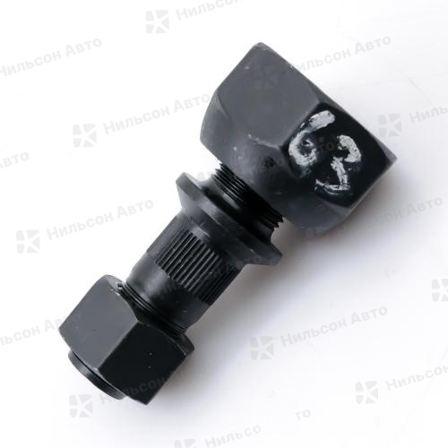 Шпилька передняя в сборе MMC CANTER гайка на 41, правая, ZEVS (шпилька+2 гайки)