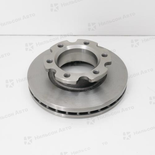 Диск тормозной ISUZU ELF, крепится 6 болтов, вид 2, GBRAKE