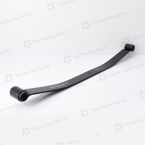 Лист коренной передний ISUZU ELF 3 тонны, 1110*70*11*9, переменная толщина, ц.о. 10,5, с 2 прогибами, сайлентблок 16, GTP