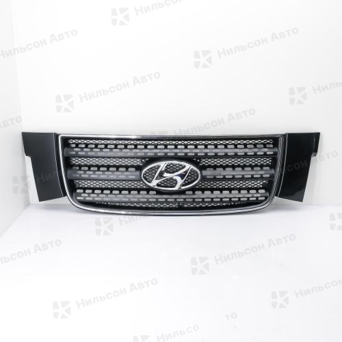 Решетка радиатора HYUNDAI HD45/HD46/HD65/HD72/HD78, GSPARTS (ширина по верху 120 см, высота по краю 29 см)