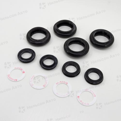 Ремкомплект рабочих тормозных цилиндров NISSAN DIESEL, вид 4, SEIKEN (4*SC50423R+4*SC30434+4*SC50378) перед на всю ось