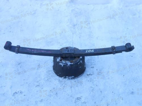 Рессора передняя TOYOTA DYNA XZU (длина 1230 ширина 70 листов 3, сайлентблоки, с прогибом), б/у