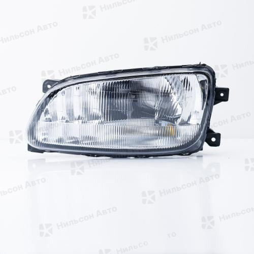 Фара HINO RANGER /500/700 с 2003 г в бампер левая с желтой туманкой, с электрокорректором, Nilson Auto Parts