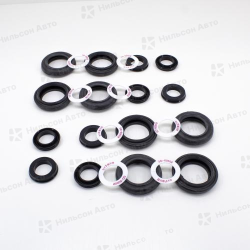 Ремкомплект рабочих тормозных цилиндров ISUZU FORWARD, вид 6, SEIKEN (8*SC81213R+8*SC80834+8*SC80602) зад на всю ось