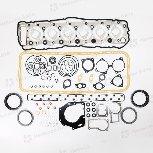 Ремкомплект двигателя ISUZU FORWARD 6HK1, вид 1, QUNZE (прокладка металлическая 8-94392-721-3)