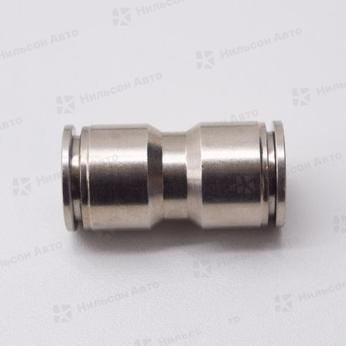 Фитинг металлический D12*12 мм, ZEVS (прямой)