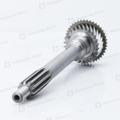 Вал МКПП первичный ГАЗЕЛЬ/СОБОЛЬ, 5-ступ, оригинал (z1=10 зубьев, z2=25 зубьев, z3=42 зубьев, L=255mm)