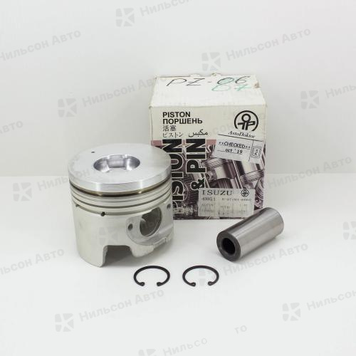 Поршень ISUZU ELF 4HG1, ZEVS (1 штука) ALFIN (диаметр 115, высота 105, форкамера 50, палец 36, кольца 3/2,5/4)