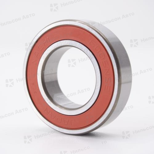 Подшипник маховика/ролика 6005, NACHI (закрытый, пластиковая крышка, 25*47*12)