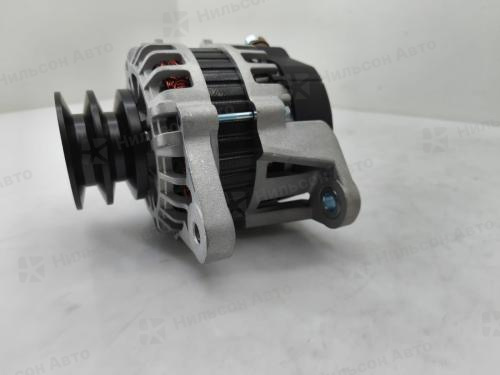 Генератор 24V HYUNDAI HD120, без вакуума, шкив 2 клиновой, фишка на 2 контакта, 24V, 50A, KRAUF