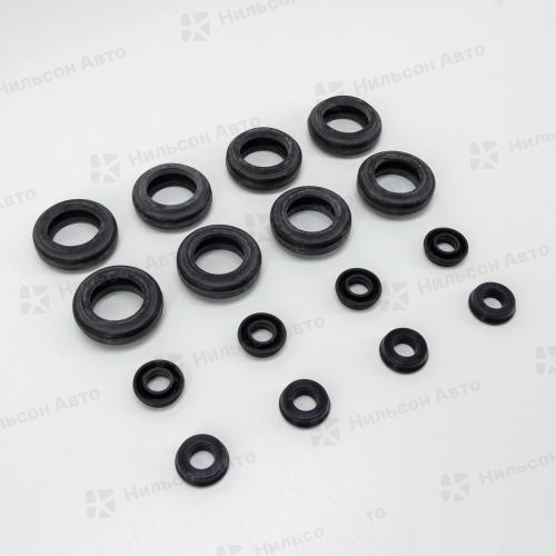 Ремкомплект рабочих тормозных цилиндров ISUZU ELF, вид 13, SEIKEN (8*SC81313R+8*SC80504) перед на всю ось