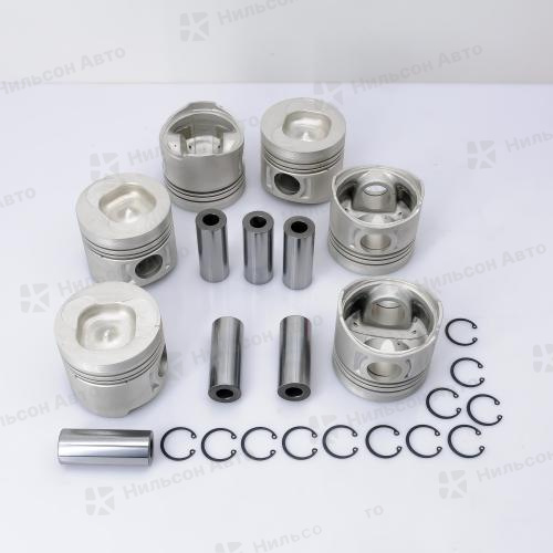 Поршень ISUZU FORWARD 6BG1, (комплект 6 шт), TEIKIN, (диаметр 105, палец 35, форкамера 55, высота 94)