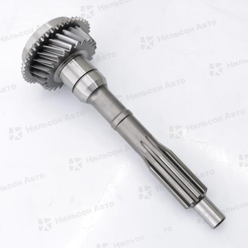 Вал МКПП первичный ГАЗЕЛЬ/СОБОЛЬ, 5-ступ, G-PART (z1=10 зубьев, z2=25 зубьев, z3=42 зубьев, L=255mm)