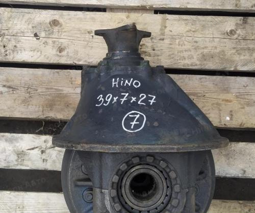 Редуктор заднего моста HINO RANGER, 5 т, R16 на 6 шпилек, пл/хв 39/7, шлицов 27, фланец 80*85, б/у