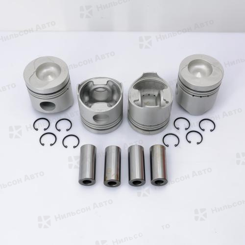 Поршень HINO RANGER W04CT, IZUMI (комплект 4 шт) ALFIN (диаметр 103, палец 37, высота 109, форкамера 58, 3 кольца)