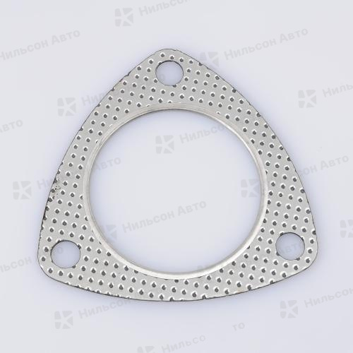 Прокладка выхлопного тракта HYUNDAI HD72-78/COUNTY, ARIRANG (внутренний диаметр 67 мм / фланец на 3 отверстия)