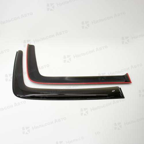 Ветровик передней двери ISUZU FORWARD 2009 год, R+L, комплект на обе двери, COBRA TUNING