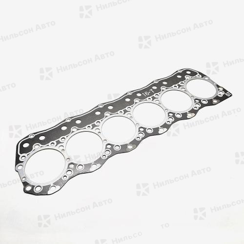 Прокладка гбц MMC FUSO 6D16, 6D17 вид 1, DRAGONFLYS (S-2.38/паронит)