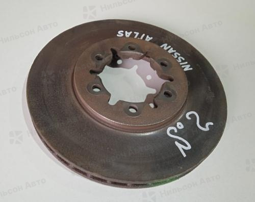Диск тормозной NISSAN ATLAS F23, TD27, QD32, диам 262, высота бортика 11 мм, толщина диска 26 мм, б/у