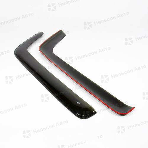 Ветровик передней двери MITSUBISHI FUSO CANTER с 2020 года, R+L, комплект на обе двери, COBRA TUNING (без вырезов)