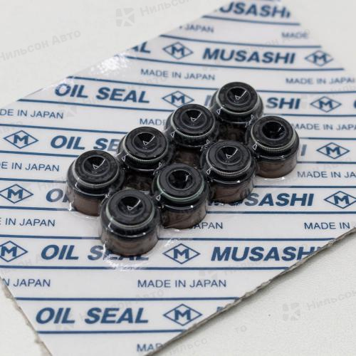 Маслосъемные колпачки TOYOTA DYNA 15BFT, 15BFP, MUSASHI (комплект 8 шт)