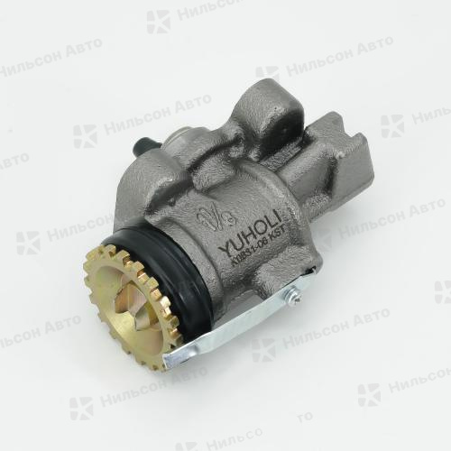 Рабочий тормозной цилиндр задний TOYOTA 40*40, диаметр 37, с прокачкой левый, YUHOLI