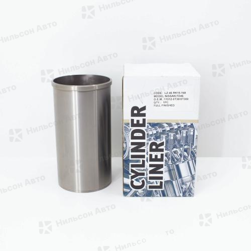 Гильзы поршневые NISSAN ATLAS FD46, хонингованные, ZEVS (1 штука)(с буртиком) (диаметр 108 мм, длина 212 мм)