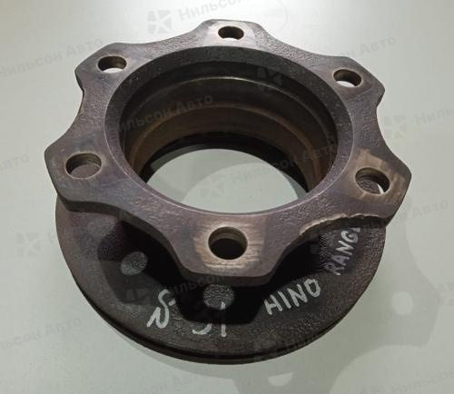 Диск тормозной HINO RANGER, 6 шпилек, диаметр диска 286 мм, высота кромки 88 мм, толщина 29, б/у