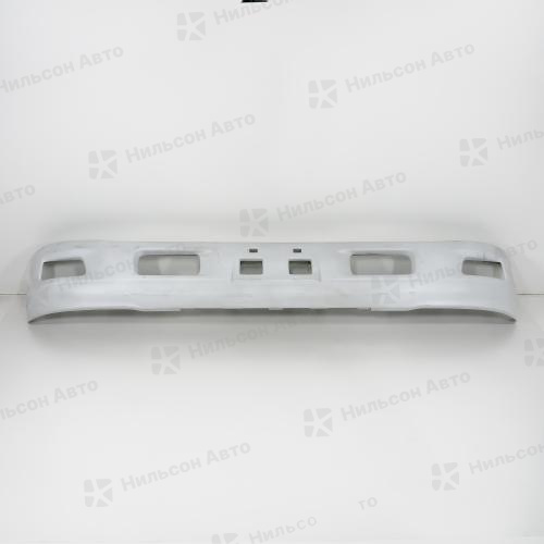 Бампер передний ISUZU ELF c 2007 г широкая база, с отверстиями под туманки, Nilson Auto Parts (ширина 190 см, высота 26 см, пластиковый)