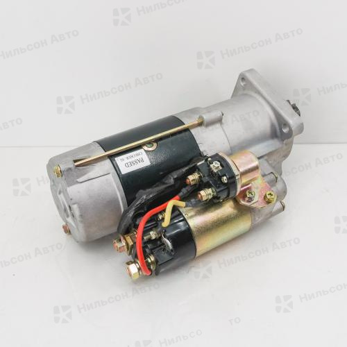 Стартер 24V HOWO WD615, 10 зубьев, открытый бендикс, 7.5 Kw, ZEVS (с реле стартера)