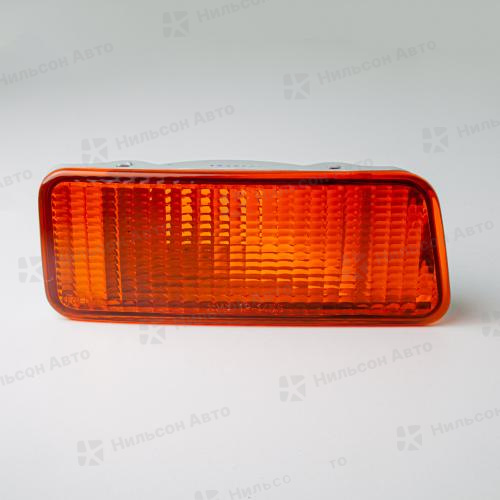 Поворот в бампер, HINO RANGER, правый, (оранжевый), TYC