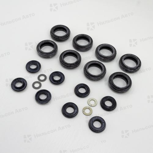 Ремкомплект рабочих тормозных цилиндров MMC CANTER, вид 02, SEIKEN (8*SC30263R+8*SC30554+4*PK02) зад на ось полностью