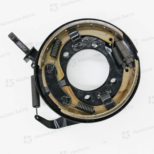 Ручной тормоз в сборе ISUZU 10 тонн, ZEVS (колодки FN-1246) размер крепления 80*110