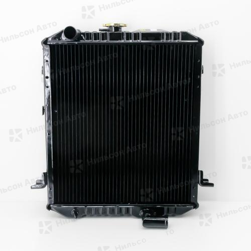 Радиатор двигателя ISUZU ELF 4BD1, медный с заливной, в517*ш466 (без бачков), ZEVS