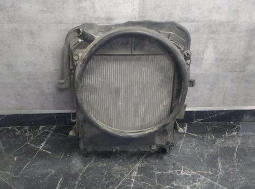 Радиатор двигателя ISUZU ELF 4JJ1, пластиковый с заливной горловиной, в510*ш490 (без бачков), б/у