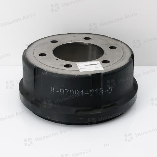 Барабан тормозной зад/перед ISUZU ELF, R16-17,5 на 6 шпилек, вид 2, GTP (посадочное 156, высота под колодку 115)