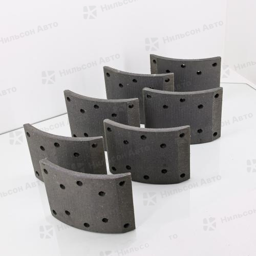 Тормозные накладки T410-1500, ZEVS (не комплект, не хватает 1 колодки)