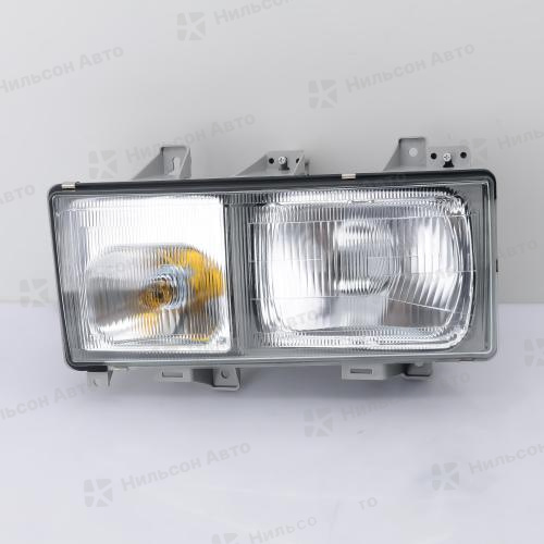 Фара NISSAN DIESEL CW, CV, WD,1993-2000 г левая, ZEVS (желтая туманка)