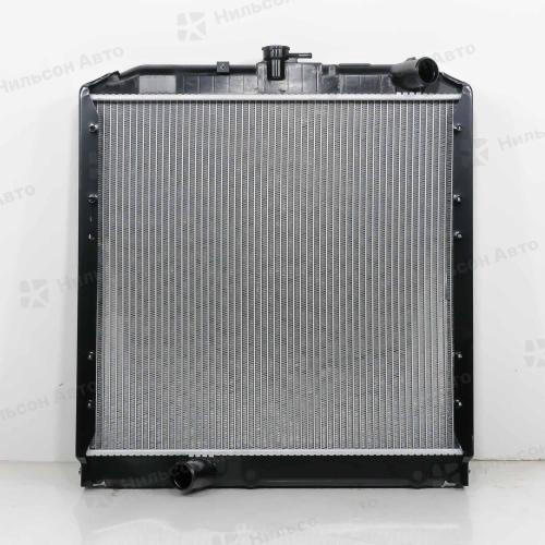 Радиатор двигателя TOYOTA DYNA 15B, BU400, пластиковый, с  заливной горловиной, в525*ш558 (без бачков), SAT