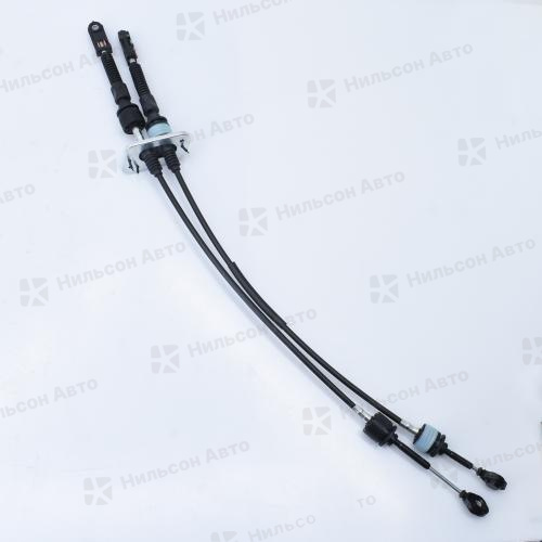 Трос переключения передач ГАЗЕЛЬ NEXT 5-ступ, G-PART (комплект 2 шт) (длина 1000*630, 970*640)