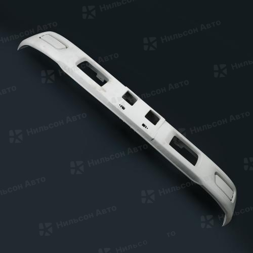 Бампер передний ISUZU ELF c 2007 г узкая база, с отверстиями под туманки, SAT (высота 18, ширина 166)