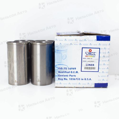 Гильзы поршневые NISSAN ATLAS FD46, хонингованные, TIK (комплект 4 шт) (с буртиком)