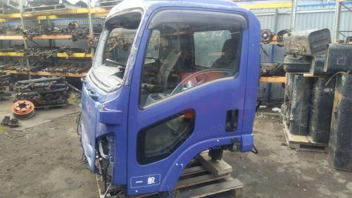 Кабина первой комплектности 24V, ISUZU FORWARD, FRR90, 4HK1, АКПП, 2007 г, синяя, б/у