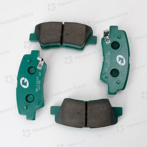 Колодки тормозные дисковые PN-0538 GBRAKE