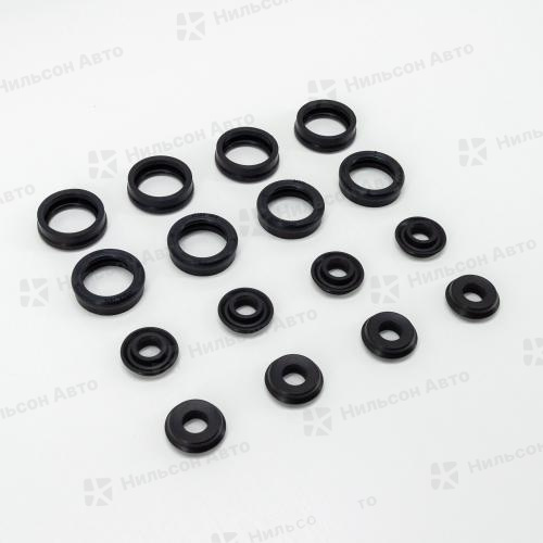 Ремкомплект рабочих тормозных цилиндров ISUZU ELF, вид 08, оригинал (8+8) зад на всю ось