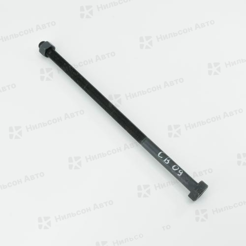 Центральный болт рессоры диаметр 16, длина 350, головка 30*12, ZEVS