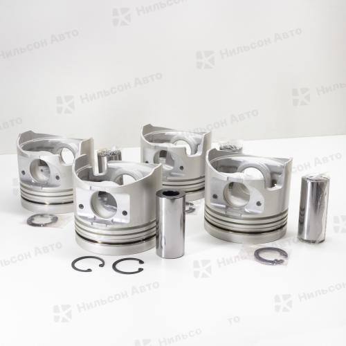 Поршень ISUZU ELF 4HG1, IZUMI (комплект 4 шт) ALFIN (диаметр 115, высота 105, форкамера 50, палец 36, кольца 3/2,5/4)