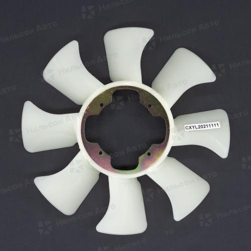 Вентилятор охлаждения NISSAN ATLAS TD27, QD32, SAT (410*134*120*8/под помпу WPN006)