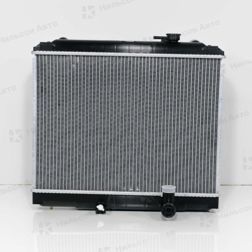 Радиатор двигателя TOYOTA DYNA 3L, 5L, LY101, пластиковый с заливной, в385*ш518 (без бачков), под АКПП, SAT